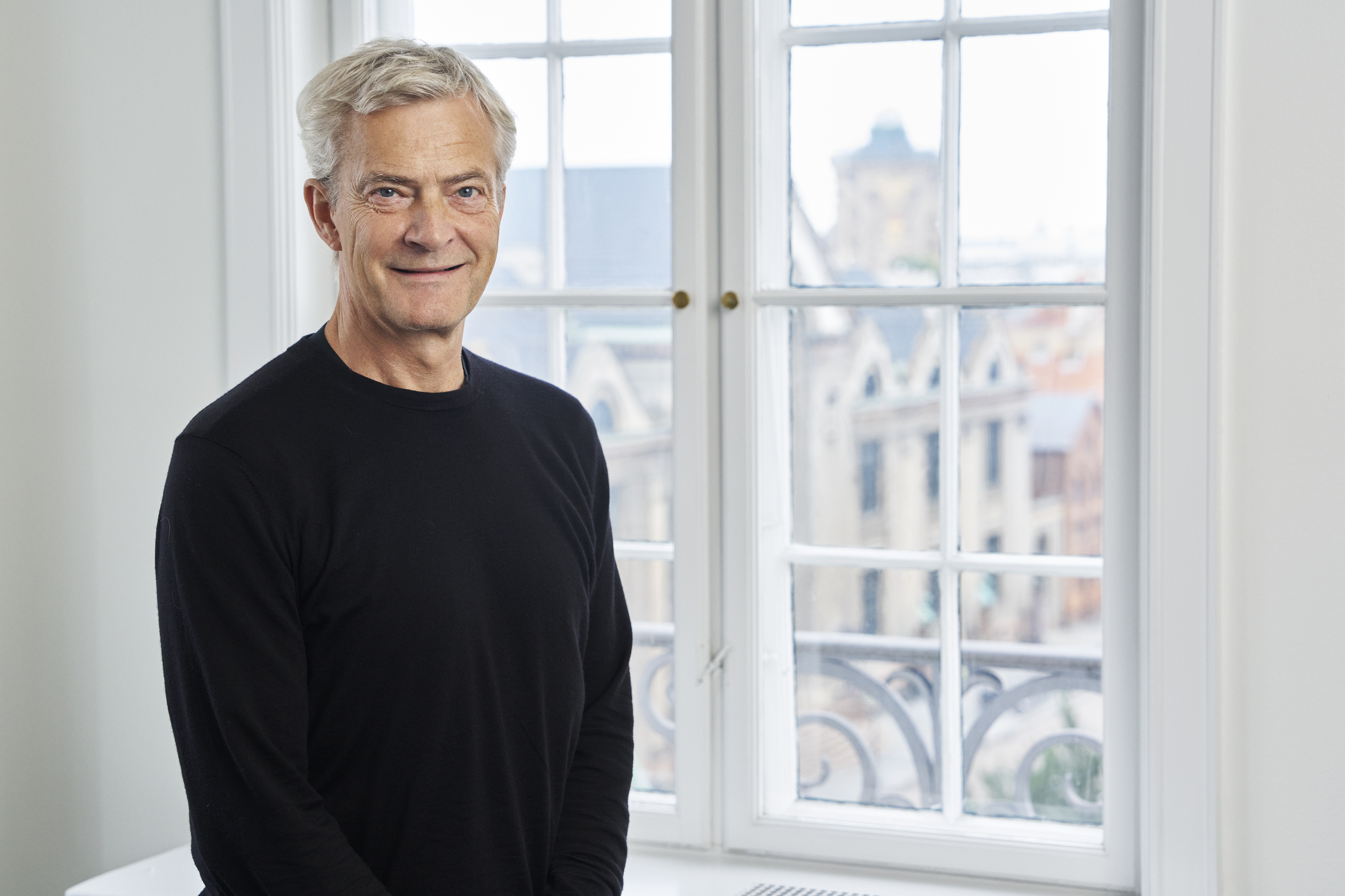 Portrait of teacher on Niels Brock Copenhagen Business College Finn overgaard