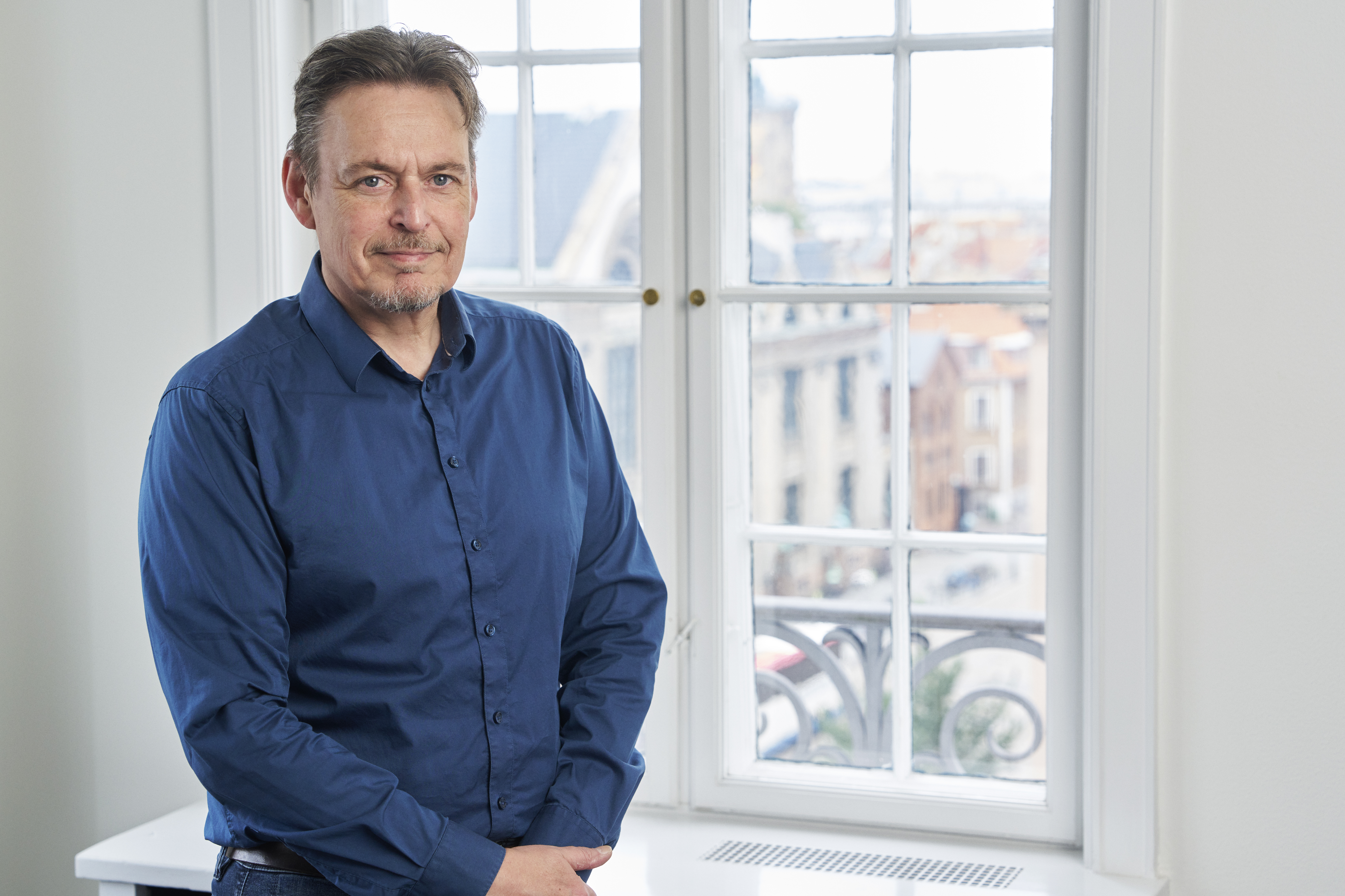 Portrait of teacher on Niels Brock Copenhagen Business College Henrik Reinicke