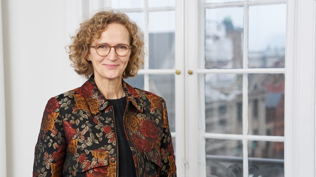 Portrait of teacher on Niels Brock Copenhagen Business College Dorthe Heide
